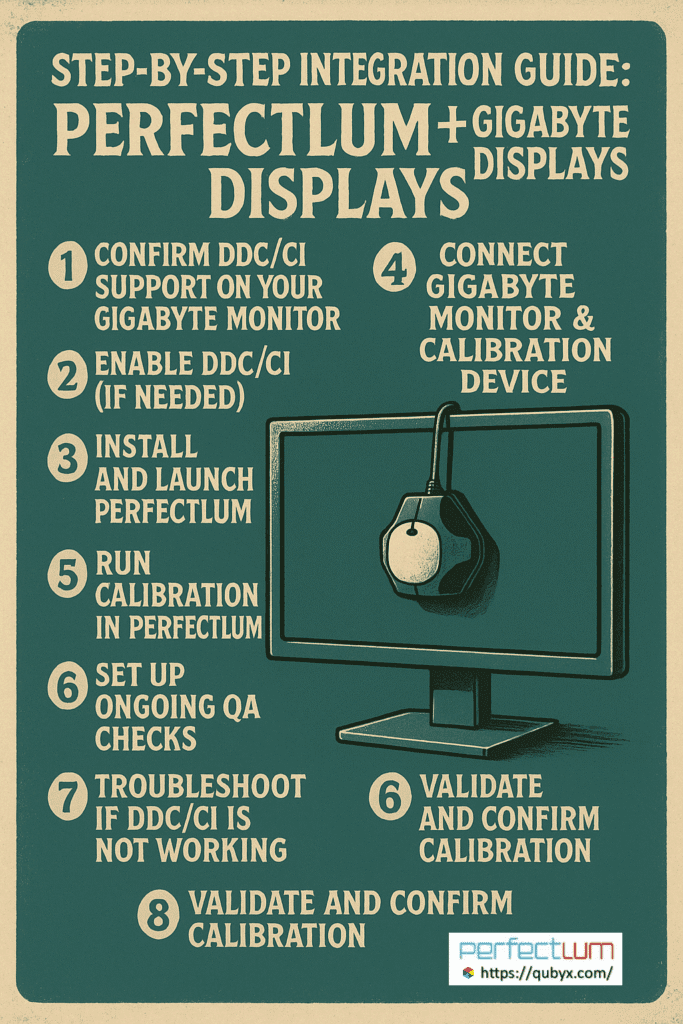 Gigabyte Monitors with PerfectLum integration