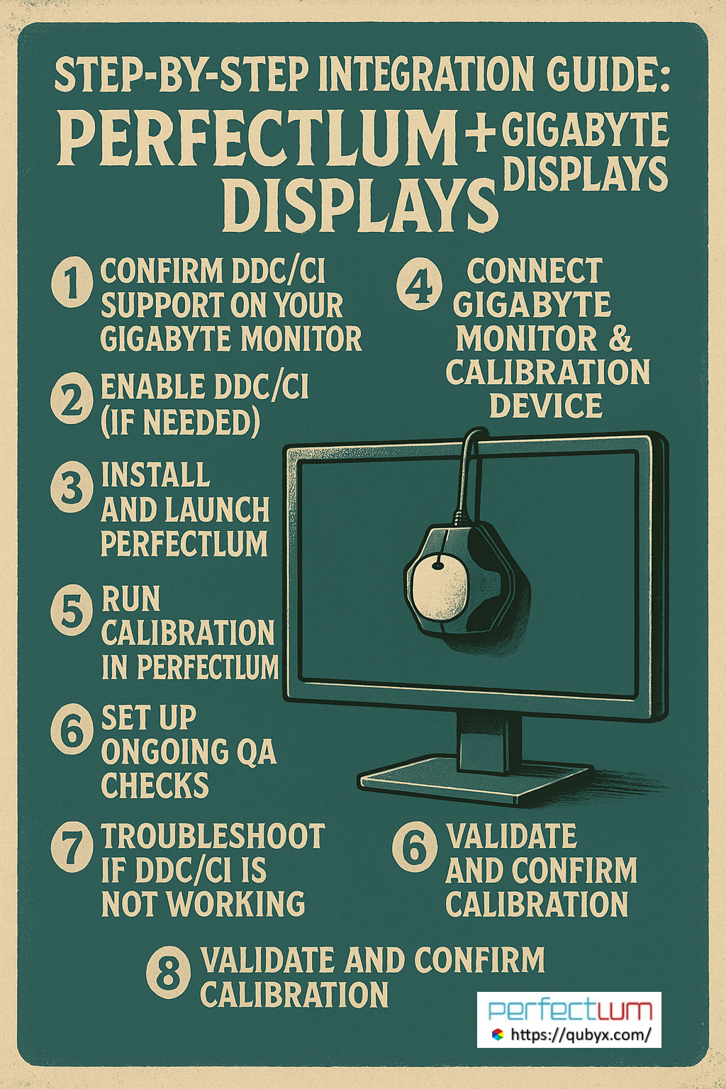 Gigabyte Monitors with PerfectLum integration