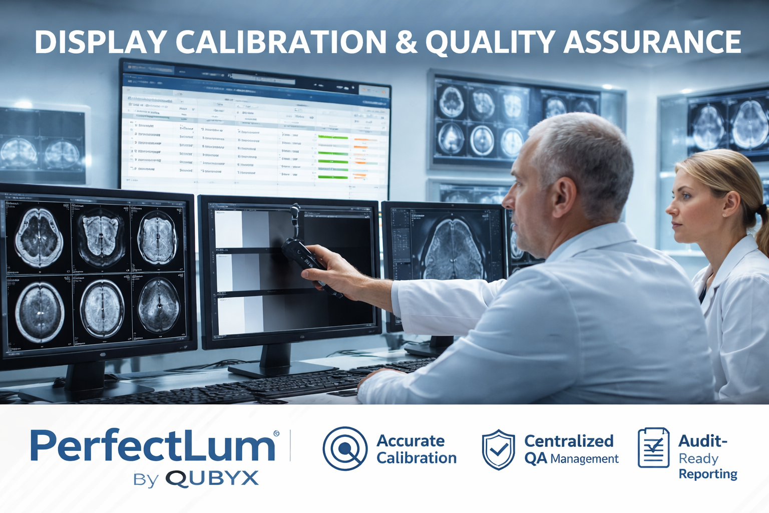 Display Calibration and QA Management by PerfectLum