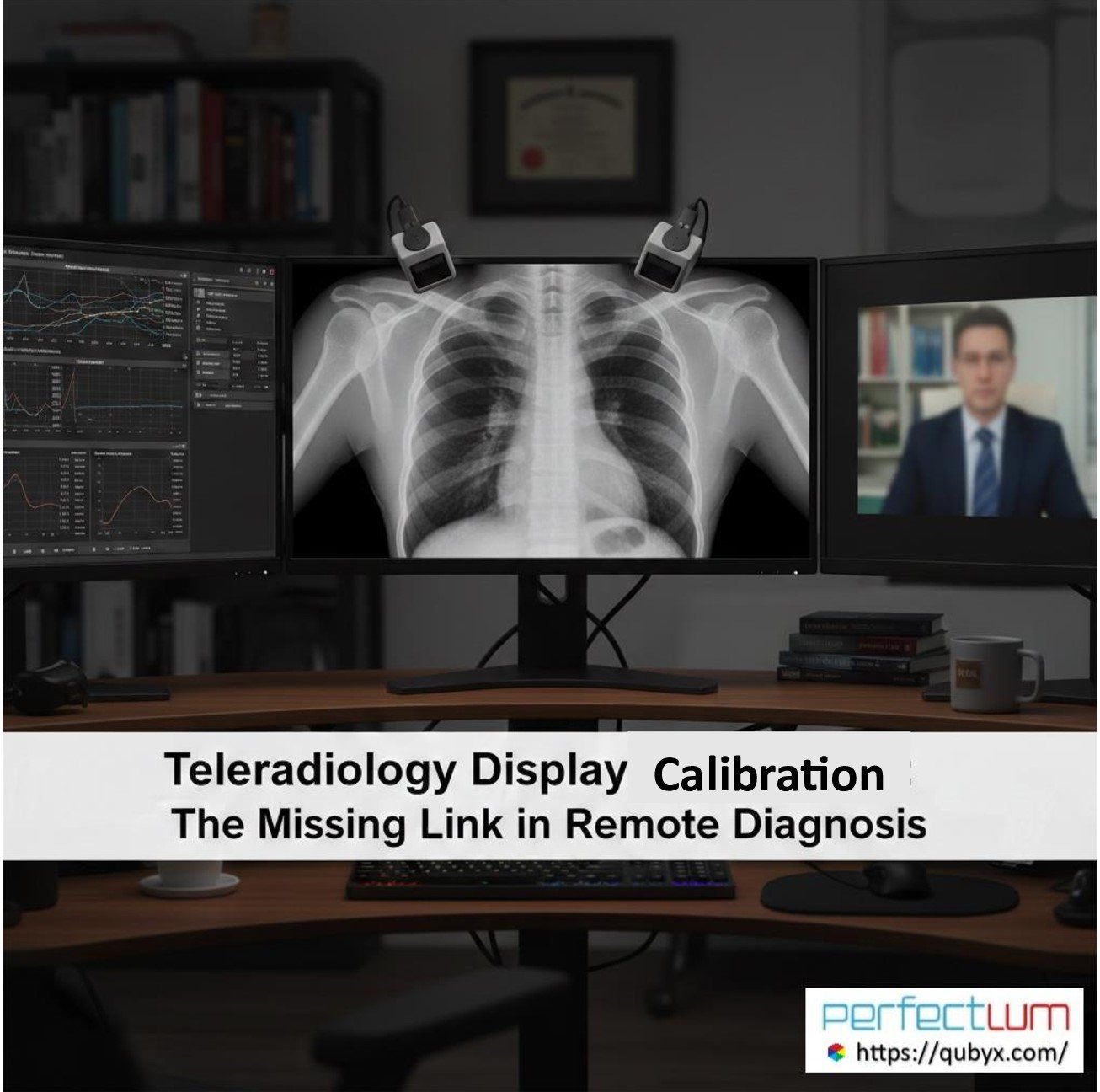 Teleradiology display calibration